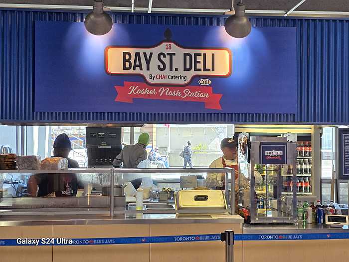 Bay St Deli by Chai Catering at Rogers Centre - Toronto Blue Jay.