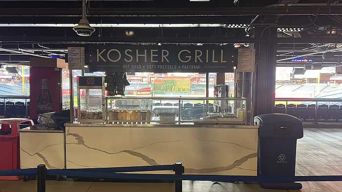Kosher grill at Citizens Bank Park in Philadelphia.