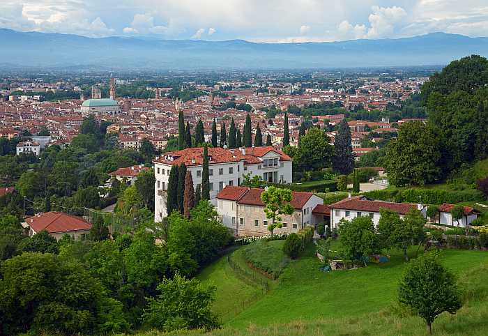 View of Vicenza from Santuario della Madonna di Monte Berico.